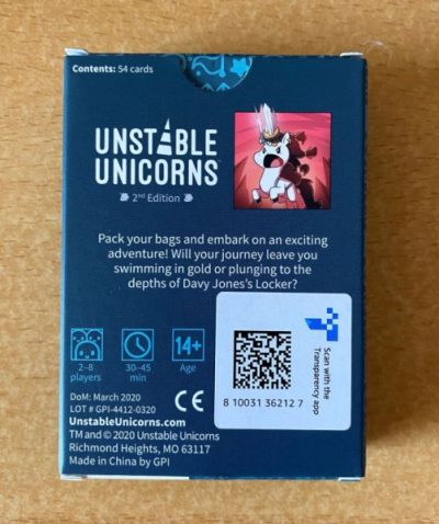 Unstable Unicorns Adventure expansion